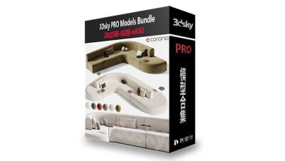 3DSky Pro 3D模型合辑2025年2月第2季 | 300套 | 16GB