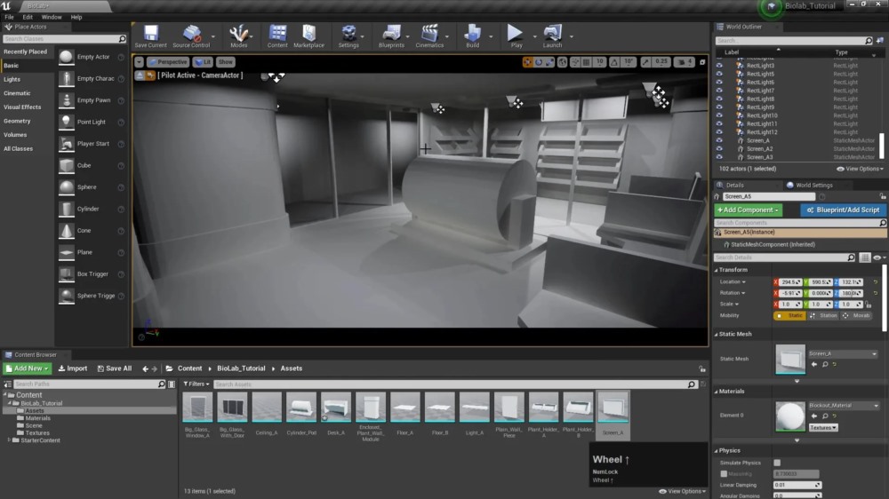 【中文字幕】Blender和UE4科幻游戏环境制作教程 Sci-Fi Game Environment in Blender & UE4