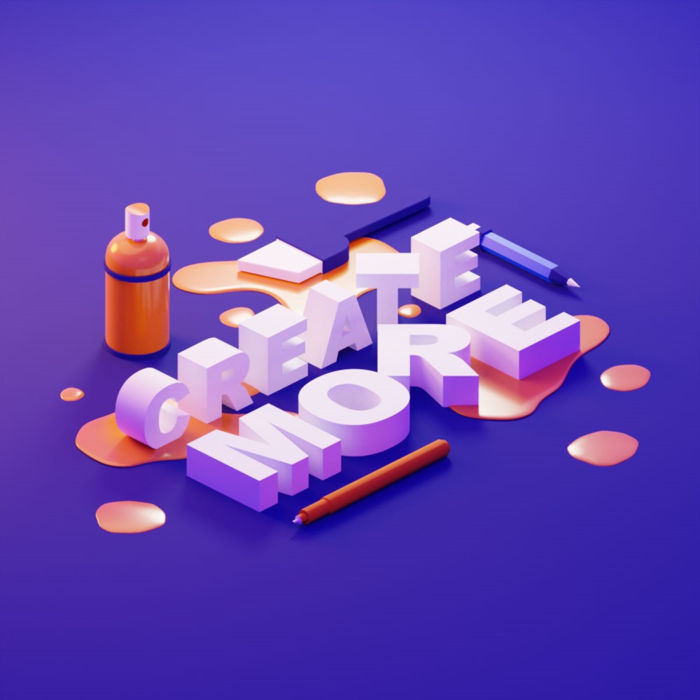 Blender中创建3D刻字教程 Polygon Runway - Create 3D Lettering in Blender