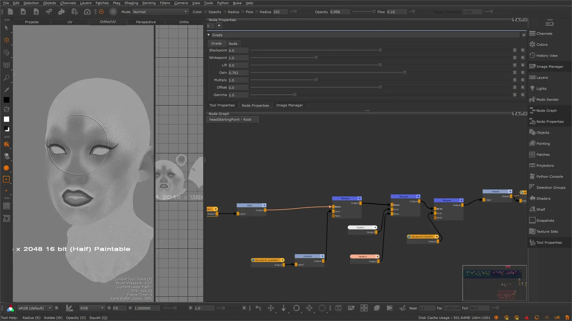 【中文字幕】Mari+Blender+Maya 3D角色建模教程 Flipped Normals - Intro to Mari