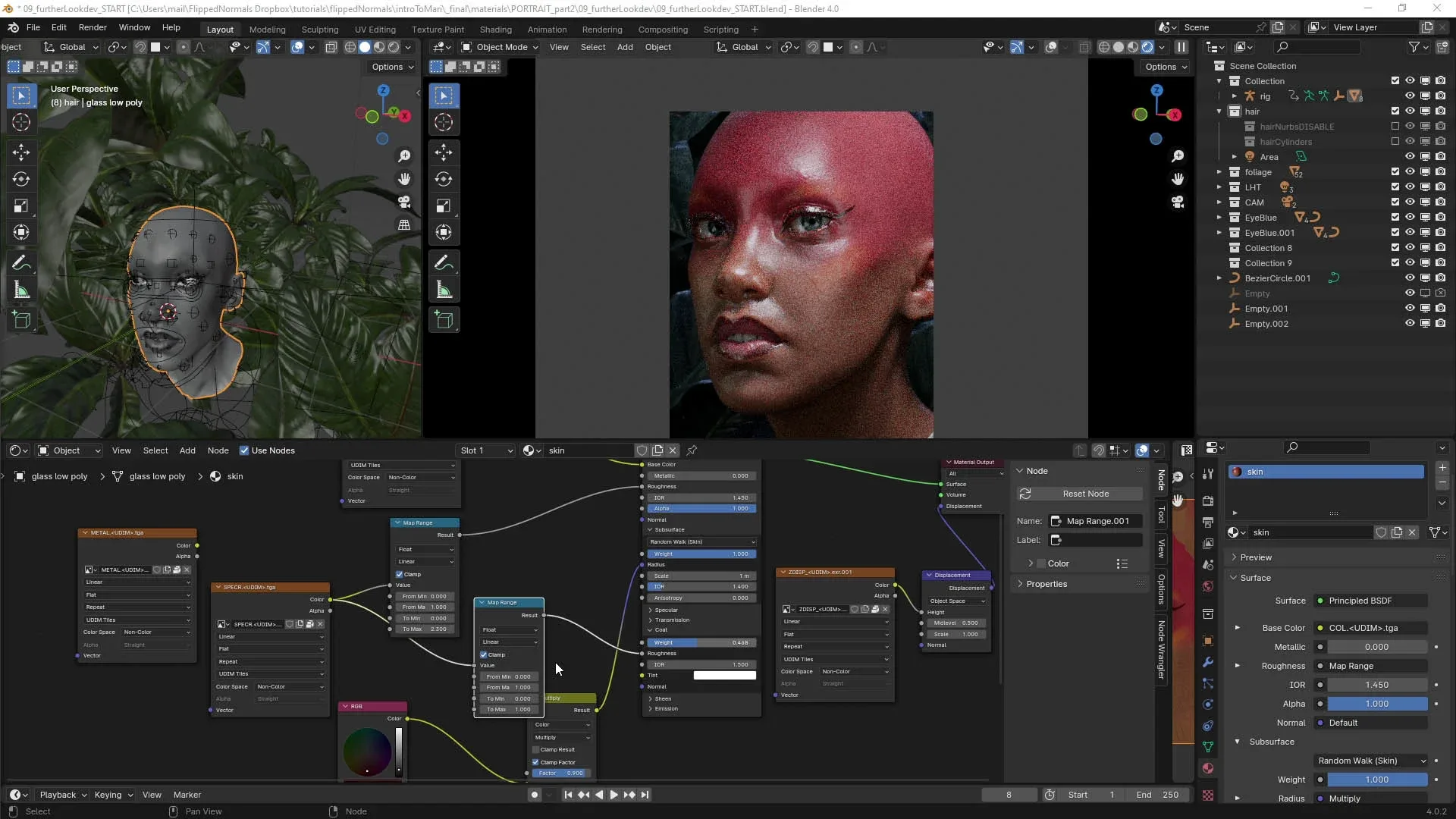 【中文字幕】Mari+Blender+Maya 3D角色建模教程 Flipped Normals - Intro to Mari