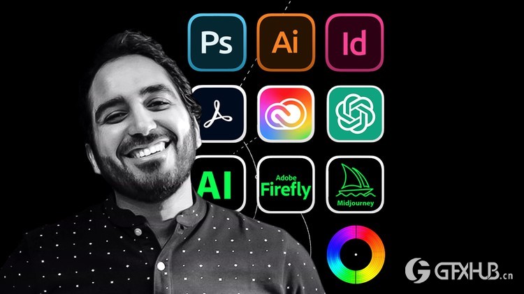 AI、Photoshop、Illustrator、Indesign平面设计初学者教程