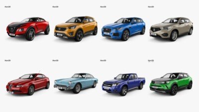 53套高品质汽车3D模型合集（格式：max\fbx\obj）