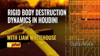 【中文字幕】Houdini 中的刚体破坏动力学教程 Rigid Body Destruction Dynamics in Houdini