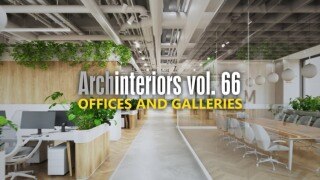 15个公共室内场景画廊和办公空间3D模型  Archinteriors Vol 66