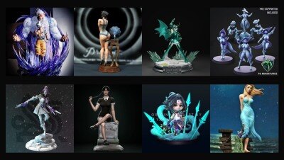 65组3D打印模型合辑2023年3月第一季 3D Print Models Collection 1 March 2023