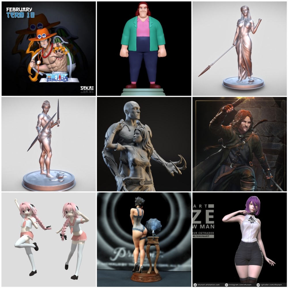 65组3d打印模型合辑2023年3月第一季 3d Print Models Collection 1 March 2023