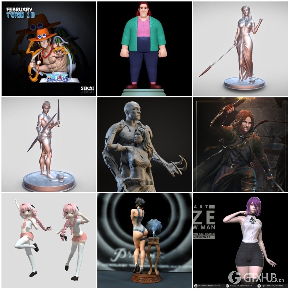 65组3D打印模型合辑2023年3月第一季 3D Print Models Collection 1 March 2023