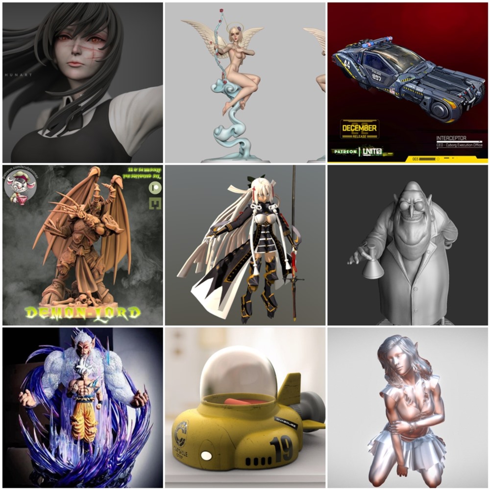 65组3d打印模型合辑2023年3月第一季 3d Print Models Collection 1 March 2023