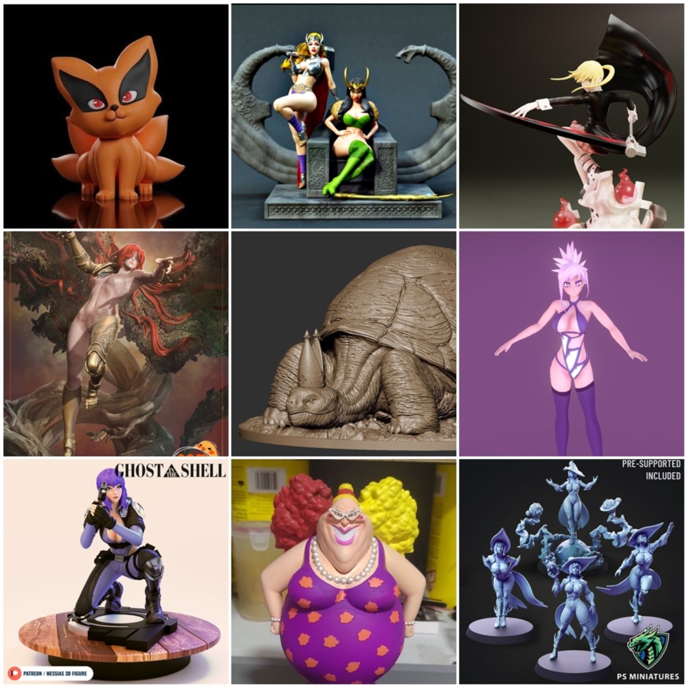 65组3d打印模型合辑2023年3月第一季 3d Print Models Collection 1 March 2023