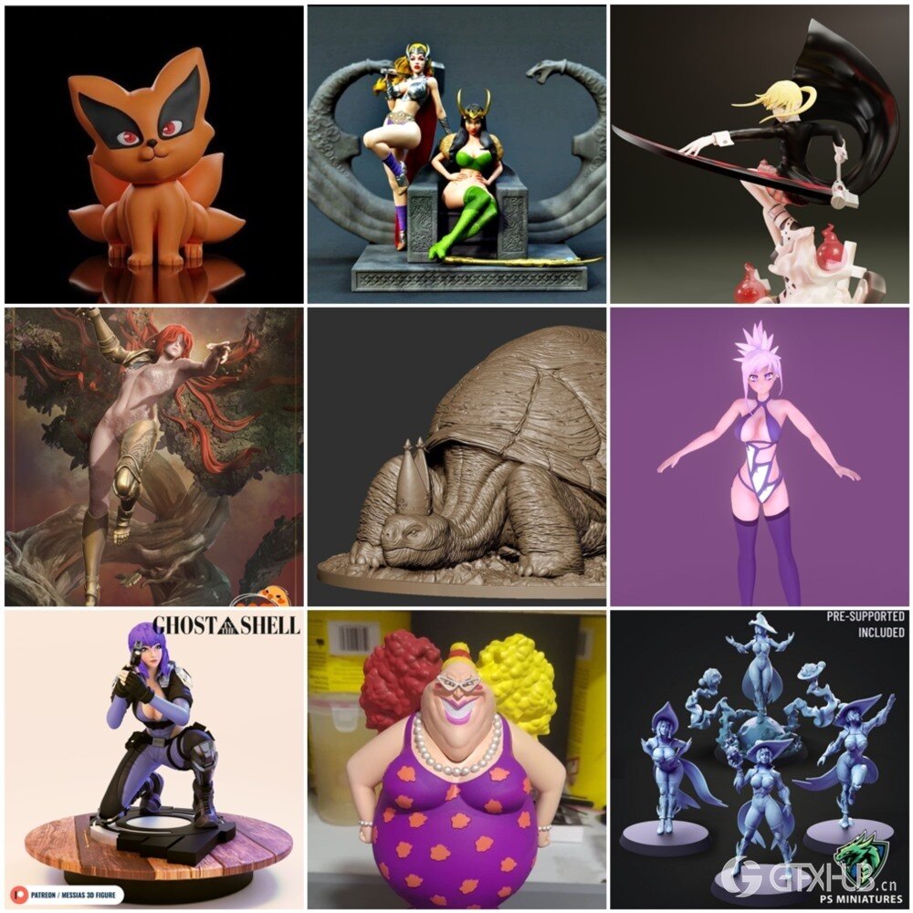 65组3D打印模型合辑2023年3月第一季 3D Print Models Collection 1 March 2023