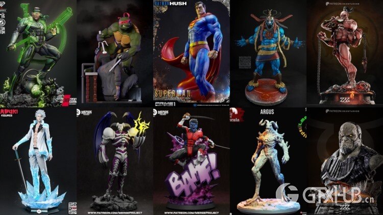 168组3D打印模型合辑2024年第1季 3D-Print Models Collection 2024 Vol.1