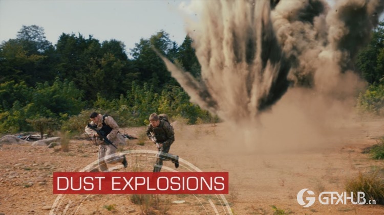 20组大型灰尘污垢爆炸元素4K视频素材 ActionVFX - Dust Explosions Vol. 1