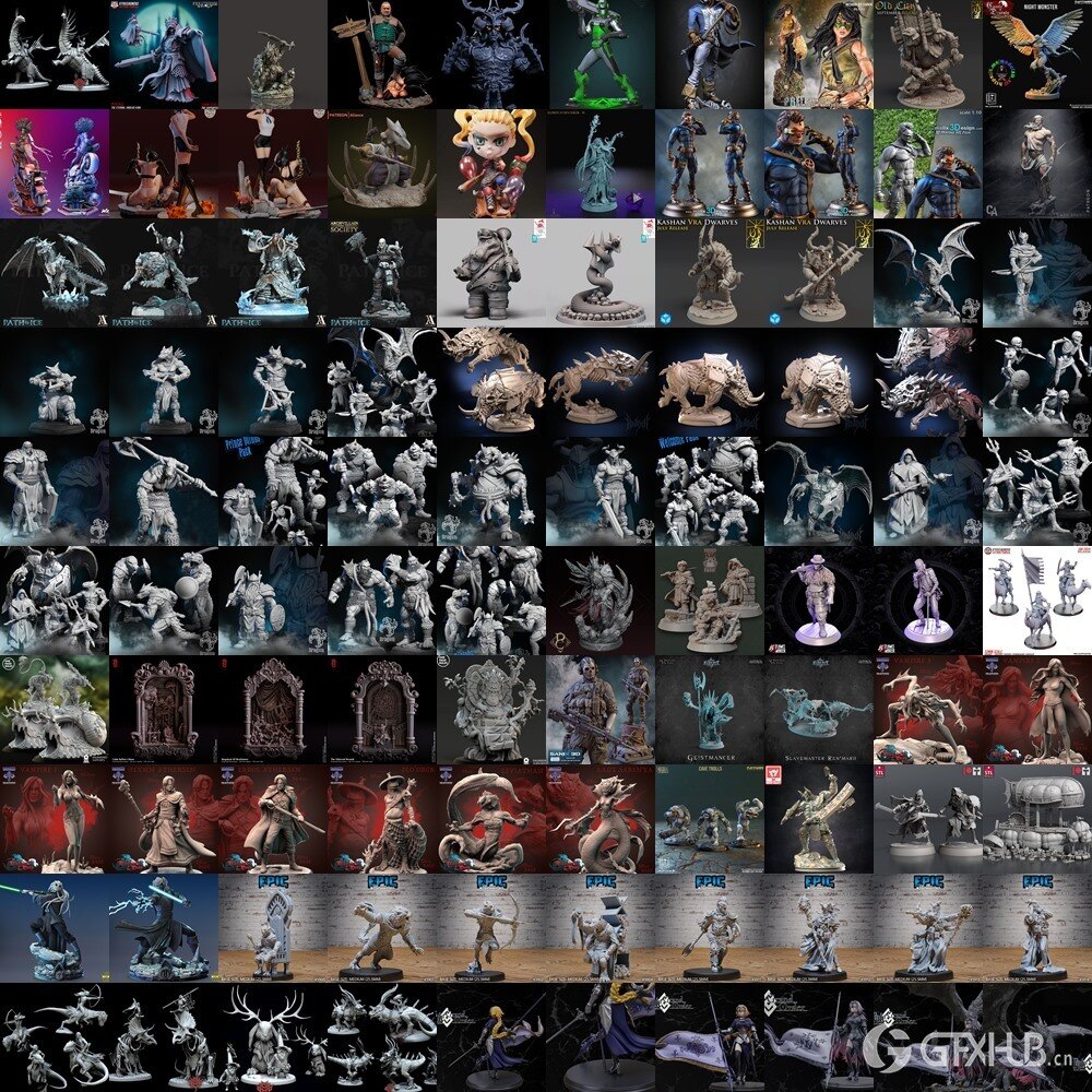 175组3D打印模型合辑2024年第2季 3D-Print Models Collection 2024 Vol.2