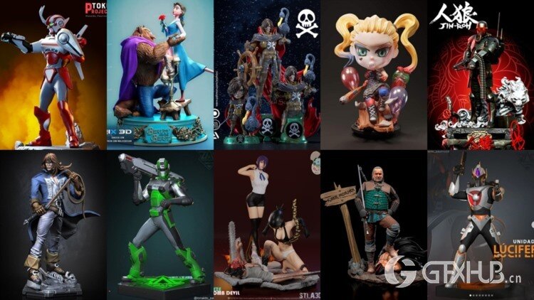 175组3D打印模型合辑2024年第2季 3D-Print Models Collection 2024 Vol.2