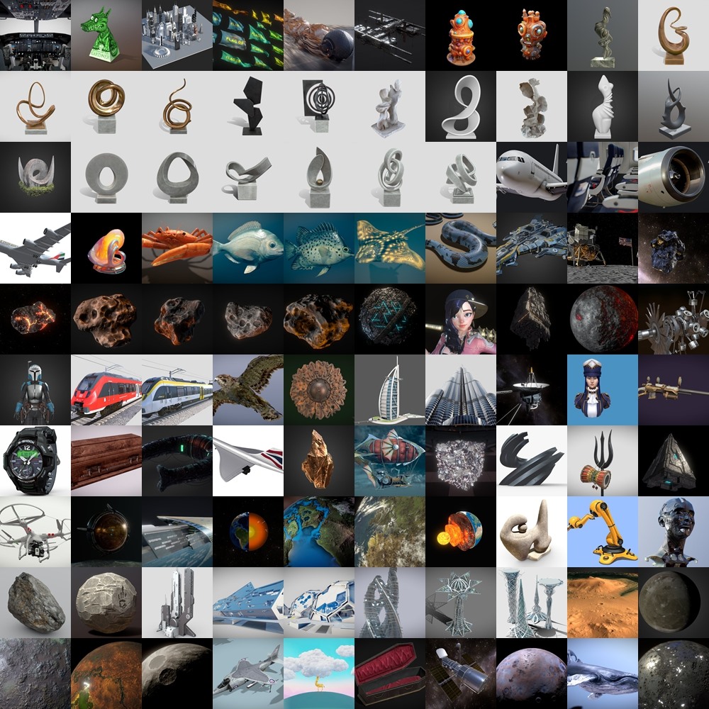 Sketchfab 200个3D模型合集2025年第2季 Sketchfab – 3D Model Pack 2025 Vol.2