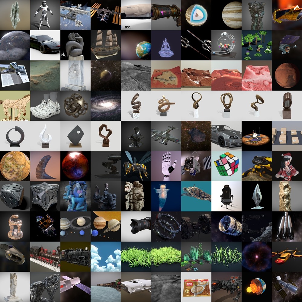 Sketchfab 200个3D模型合集2025年第2季 Sketchfab – 3D Model Pack 2025 Vol.2