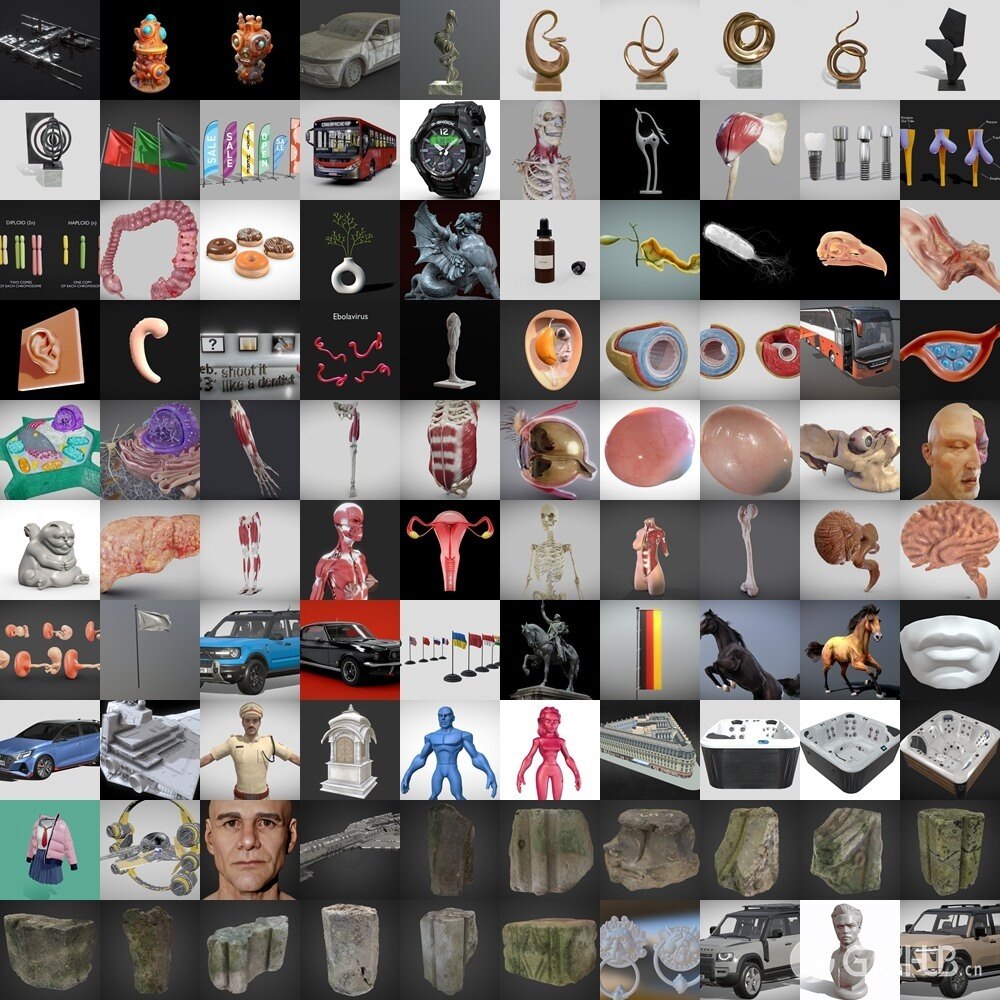 PBR Game 3D Models Bundle 2024 Vol.4