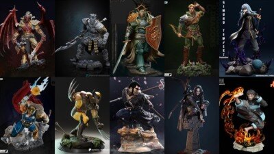 83组3D打印模型合辑2024年第4季 3D-Print Models Collection 2024 Vol.4