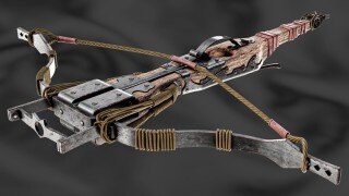 3Ds Max+Zbrush中世纪弩3D建模和纹理教程 Advanced Medieval Crossbow Modeling and Texturing Tutorial
