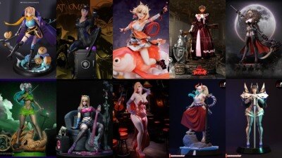 158组女性3D打印模型系列合集第8季 Girls, Girls and Only Girls 3D-Print Models Collection 8