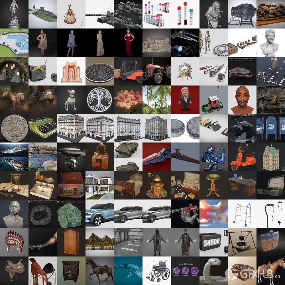 PBR Game 3D Models Bundle 2024 Vol.5