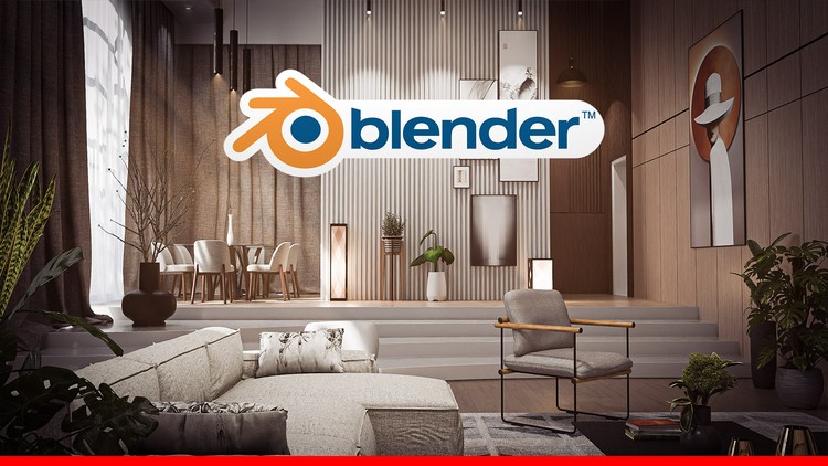 【中文字幕】blender 4.2：完整室内场景建模渲染教程 Blender 4.2 Full Interior Scene Creation