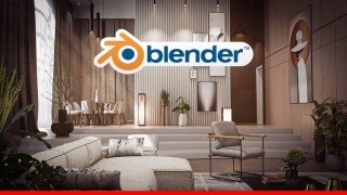 【中文字幕】Blender 4.2：完整室内场景建模渲染教程 Blender 4.2 Full interior scene creation