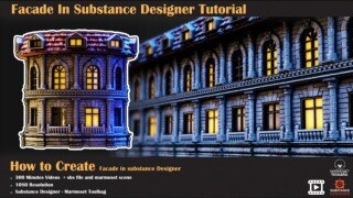 Substance Designer 创建程序化建筑立面教程 Procedural Building Facade Creation in Substance Designer