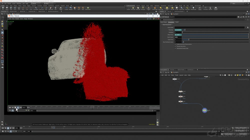 【中文字幕】houdini 电影沙尘模拟教程 Cinematic Sand & Dust Simulations Using Houdini