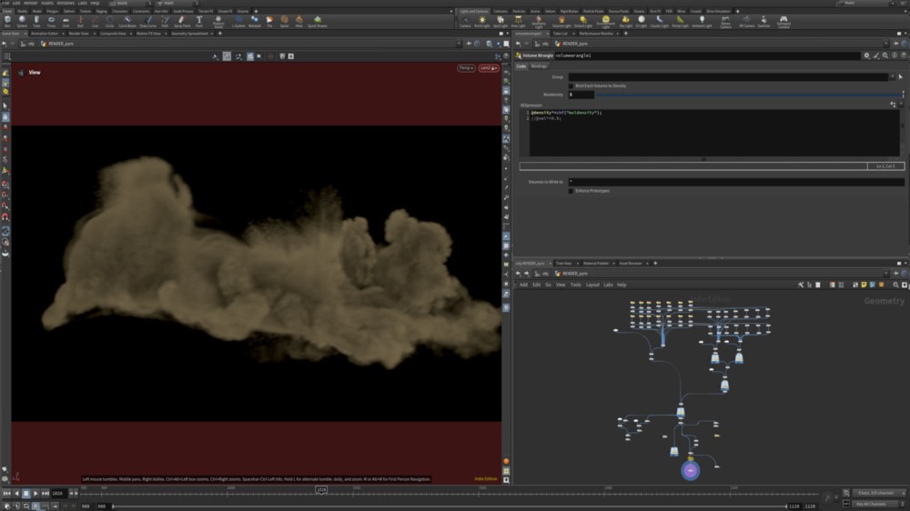 【中文字幕】houdini 电影沙尘模拟教程 Cinematic Sand & Dust Simulations Using Houdini