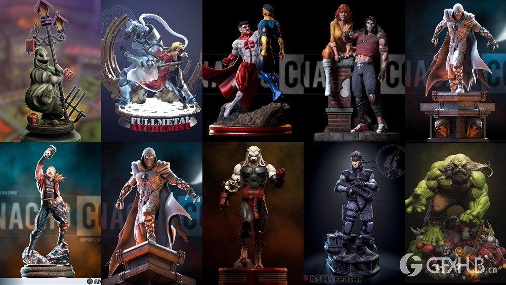 130组 3D 打印模型合辑2023年6月3D-Print Models Collection June 2023