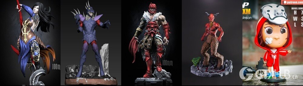 130组 3D 打印模型合辑2023年6月3D-Print Models Collection June 2023