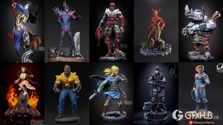 130组 3D 打印模型合辑2023年6月3D-Print Models Collection June 2023