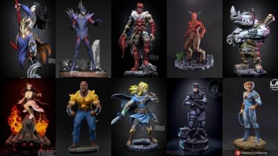 130组 3D 打印模型合辑2023年6月3D-Print Models Collection June 2023