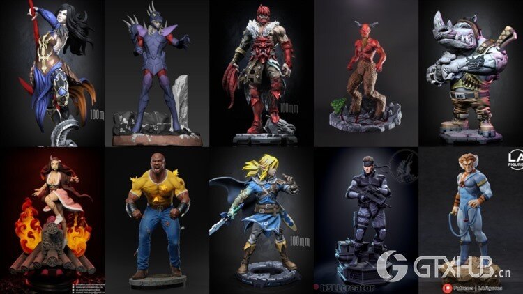 130组 3D 打印模型合辑2023年6月3D-Print Models Collection June 2023