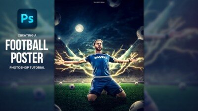 PS足球海报设计教程 Creating A Football Poster Photoshop Tutorial
