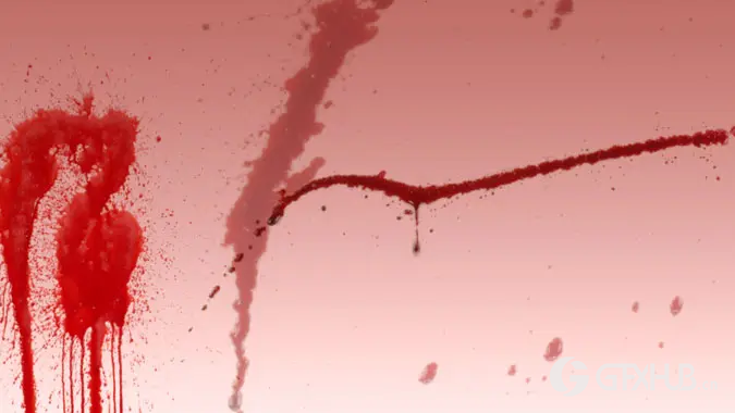 15组 血液 飞溅视觉效果叠加 4K视频素材 Blood on Fabric - Pack 1