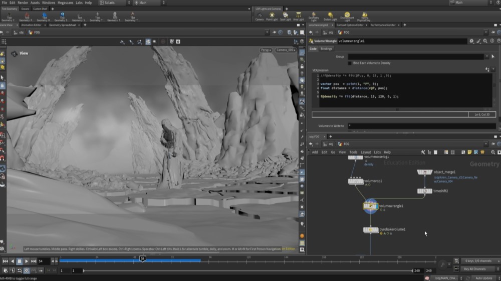 【中文字幕】 Houdini 火焰视觉特效教程 Fire Arrow VFX