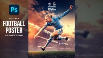 PS足球海报教程 Creating A Football Poster Photoshop Tutorial