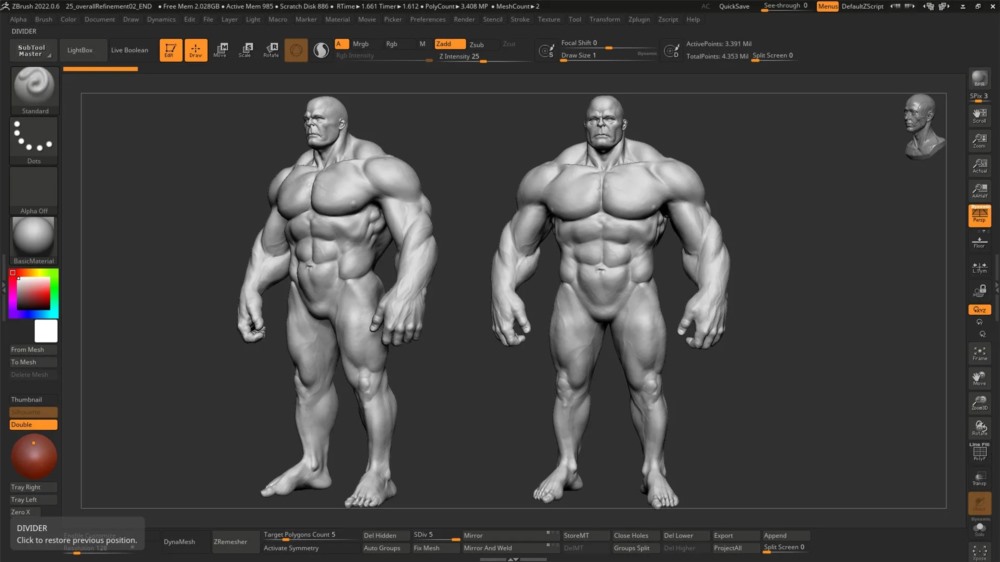 【中文字幕】解剖学导论 ZBrush 人物雕刻教程 - Introduction to Anatomy