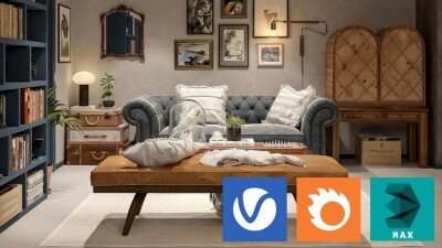 Corona 和 Vray 室内渲染灯光初学者教程