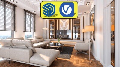 【中文字幕】Sketchup V-Ray 7 室内写实逼真渲染教程