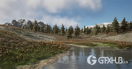 Unreal Engine 地形和植被编辑工具 制作开放世界大型环境景观教程