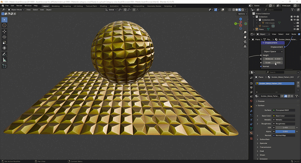 Blender 5000+ PBR 材质资源管理器 5000+ Pbr Asset Browser