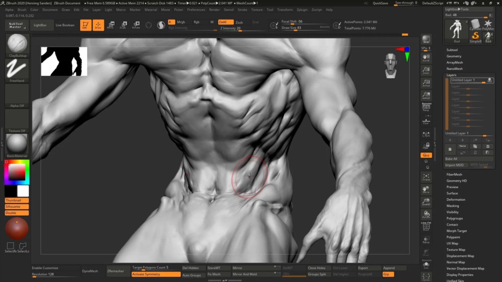 【中文字幕】ZBrush 雕刻入门教程 Introduction to Sculpting