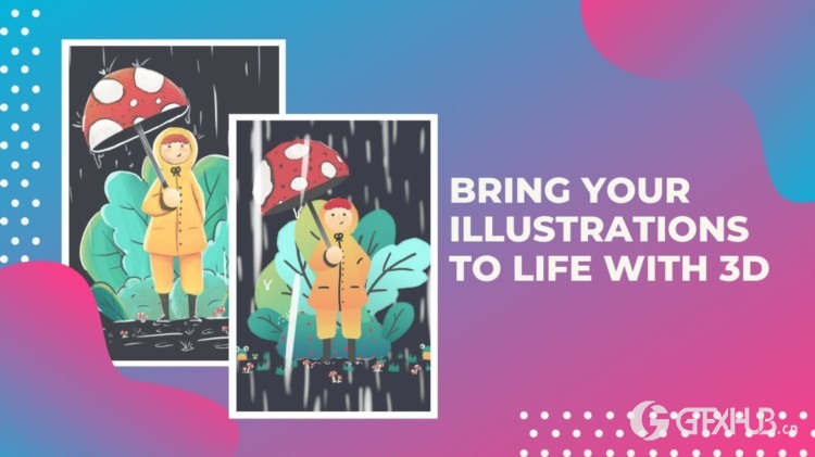 Blender 3D 插图教程 Bring Your Illustrations to Life with Blender 3D