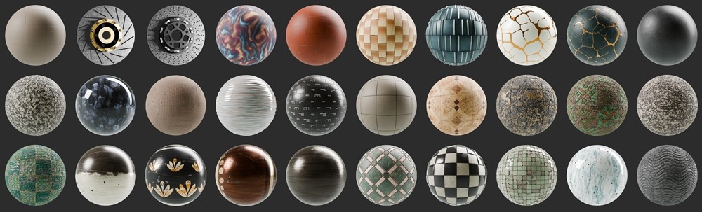 230个 SBSAR 陶瓷材质预设 Substance Materials - Ceramic