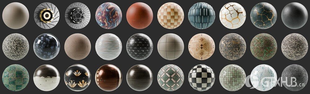 230个 SBSAR 陶瓷材质预设 Substance Materials - Ceramic