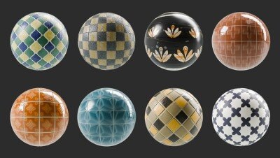 230个 SBSAR 陶瓷材质预设 Substance Materials – Ceramic